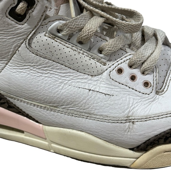 Air Jordan 3 Retro Neapolitan White Sneakers Womens 9 / Mens 7.5 - Picture 10 of 13